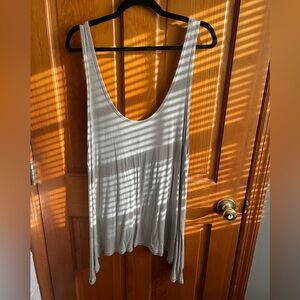 Gray Green Sleeveless Women's Top